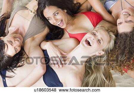 Young women having fun View Large Photo Image Stock Photo - Young women having fun. Fotosearch