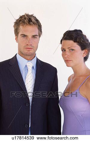 Stock Photo - Business people standing together. Fotosearch