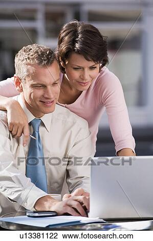 Business people working at cafe View Large Photo Image Stock Image - Business people working at cafe. Fotosearch