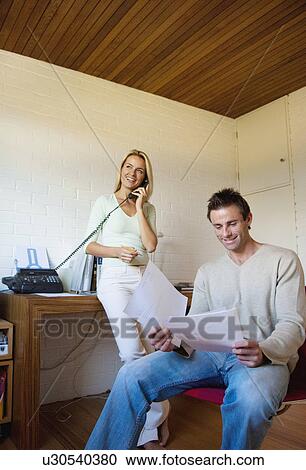 Business people working in office View Large Photo Image Stock Image - Business people working in office. Fotosearch