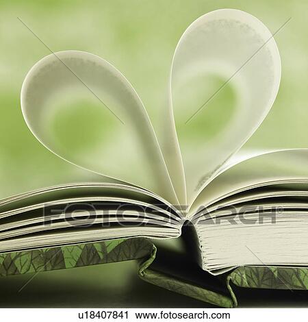 Close up of book pages forming heart View Large Photo Image Stock Image - Close up of book pages forming heart. Fotosearch
