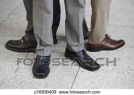 Close up of businessmen's shoes View Large Photo Image Stock Photo - Close up of businessmen's shoes. Fotosearch