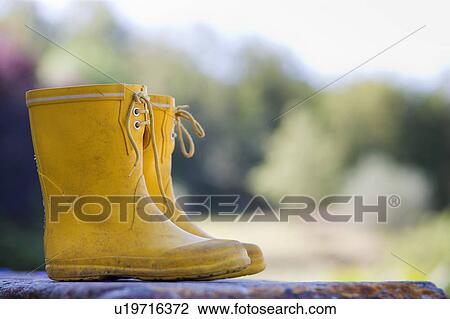 Close up of child's rainboots View Large Photo Image Stock Image - Close up of child's rainboots. Fotosearch
