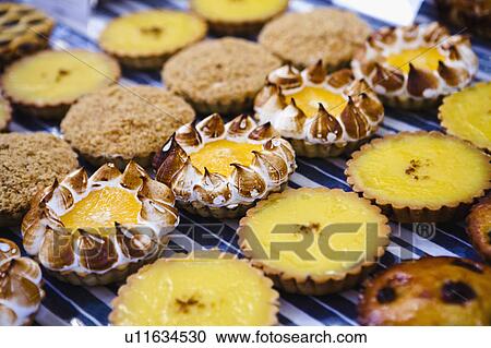 Stock Image - Close up of decorative cookies. Fotosearch