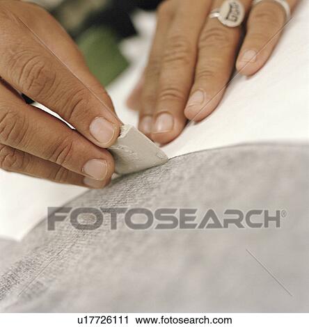 Close up of woman sewing View Large Photo Image Stock Image - Close up of woman sewing. Fotosearch