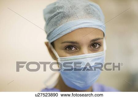 Nurse wearing mask View Large Photo Image Stock Image - Nurse wearing mask. Fotosearch