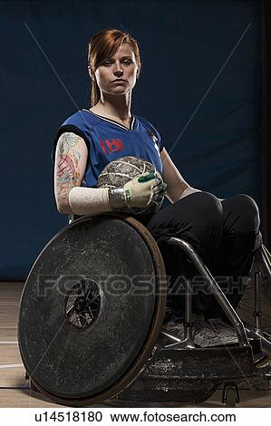 Para rugby player in wheelchair View Large Photo Image Stock Image - Para rugby player in wheelchair. Fotosearch