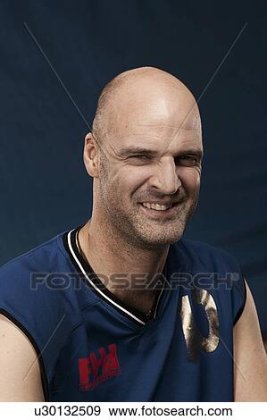 Stock Photo - Para rugby player smiling. Fotosearch