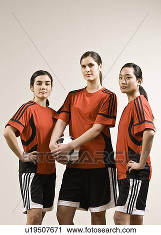 Soccer team standing together View Large Photo Image Stock Image - Soccer team standing together. Fotosearch