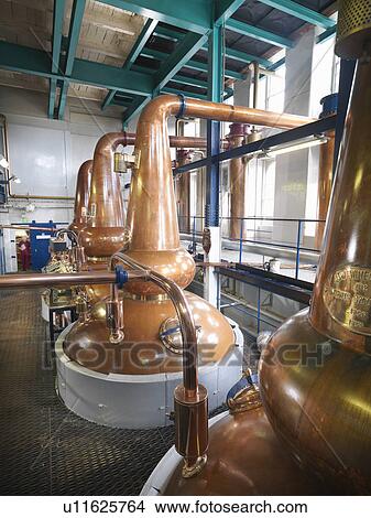 Whisky stills in distillery View Large Photo Image Picture - Whisky stills in distillery. Fotosearch