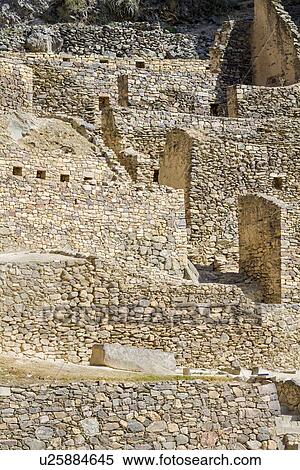 Ollantaytambo: detail of stone stairway and agricultural terracing of Inca citadel, Ollantaytambo, Sacred Valley, Cuzco, Peru View Large Photo Image Stock Photography - Ollantaytambo: detail of stone stairway and agricultural terracing of Inca citadel, Ollantaytambo, Sacred Valley, Cuzco, Peru. Fotosearch