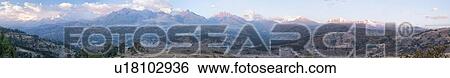 Panorama view at sunset of snow-capped Cordilleras mountains with town of Huaraz in valley, Cordilleras, Peru View Large Photo Image Stock Photograph - Panorama view at sunset of snow-capped Cordilleras mountains with town of Huaraz in valley, Cordilleras, Peru. Fotosearch