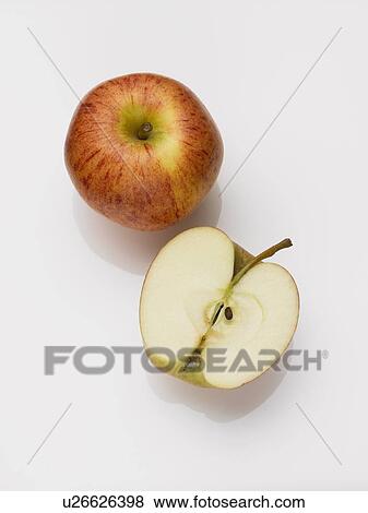 Close up of sliced apple View Large Photo Image Stock Photo - Close up of sliced apple. Fotosearch