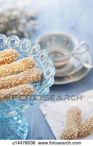 Close up of tea and cookies View Large Photo Image Stock Photo - Close up of tea and cookies. Fotosearch