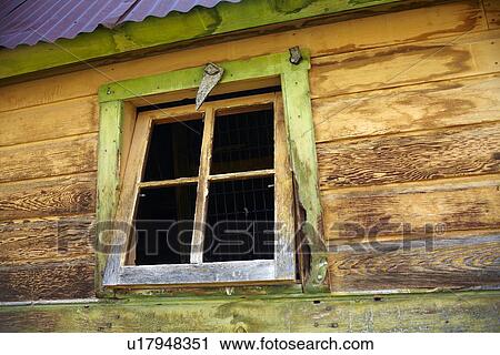 アメリカ Colorado 古い 捨てられた 丸太小屋 ストックイメージ U Fotosearch