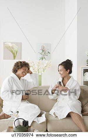 Attractive women relaxing in spa View Large Photo Image Picture - Attractive women relaxing in spa. Fotosearch