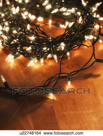 Picture - Christmas lights. Fotosearch