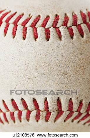 Close-up of baseball ball View Large Photo Image Stock Photograph - Close-up of baseball ball. Fotosearch