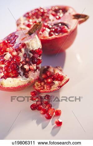 Close-up of pomegranate View Large Photo Image Stock Image - Close-up of pomegranate. Fotosearch