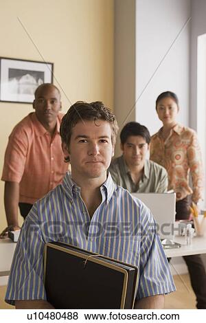 Group of businesspeople posing for portrait View Large Photo Image Stock Photo - Group of businesspeople posing for portrait. Fotosearch