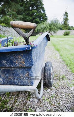 Ireland, County Westmeath, Wheelbarrow in backyard View Large Photo Image Stock Photo - Ireland, County Westmeath, Wheelbarrow in backyard. Fotosearch