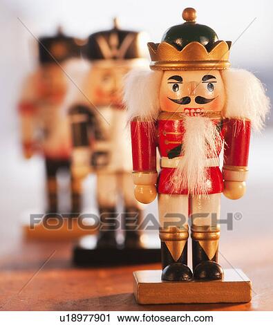 Stock Image - Nutcracker figurines. Fotosearch