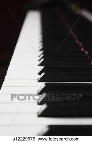Piano keys View Large Photo Image Stock Photograph - Piano keys. Fotosearch