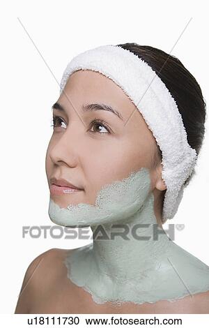 Portrait of attractive woman enjoying spa treatment View Large Photo Image Stock Image - Portrait of attractive woman enjoying spa treatment. Fotosearch