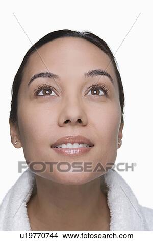 Portrait of attractive woman View Large Photo Image Picture - Portrait of attractive woman. Fotosearch