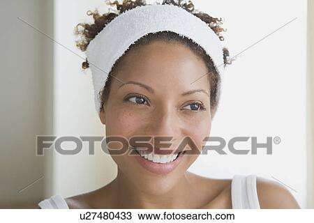 Portrait of attractive woman View Large Photo Image Stock Image - Portrait of attractive woman. Fotosearch