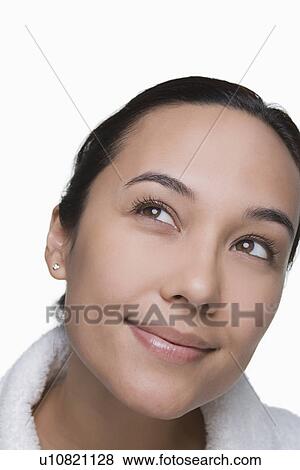 Portrait of attractive woman View Large Photo Image Stock Photo - Portrait of attractive woman. Fotosearch