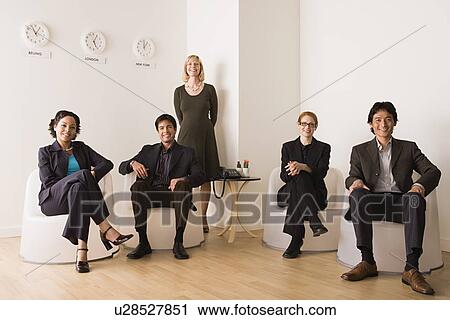Portrait of business people View Large Photo Image Stock Image - Portrait of business people. Fotosearch