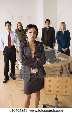 Portrait of business people View Large Photo Image Stock Photo - Portrait of business people. Fotosearch