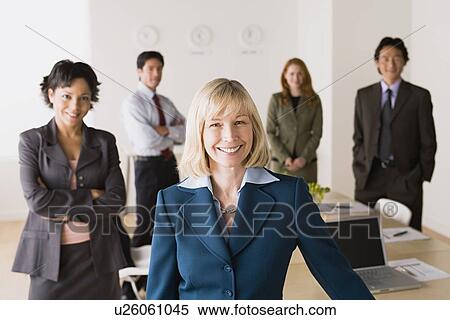 Portrait of business people View Large Photo Image Stock Photography - Portrait of business people. Fotosearch