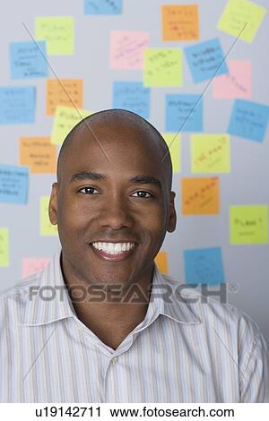 Stock Image - Portrait of businessman. Fotosearch