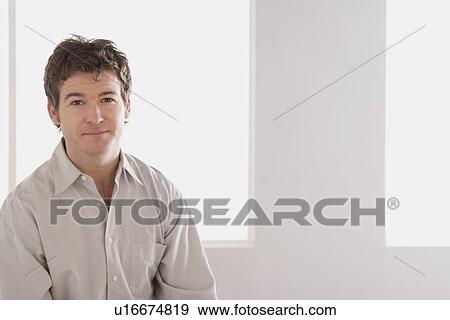 Stock Photo - Portrait of businessman. Fotosearch
