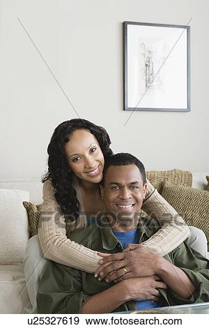 Portrait of couple at home View Large Photo Image Stock Photo - Portrait of couple at home. Fotosearch