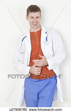 Portrait of doctor in hospital View Large Photo Image Stock Image - Portrait of doctor in hospital. Fotosearch