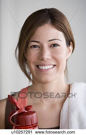 Portrait of female athlete View Large Photo Image Stock Image - Portrait of female athlete. Fotosearch