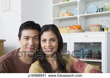 Portrait of happy couple View Large Photo Image Stock Image - Portrait of happy couple. Fotosearch
