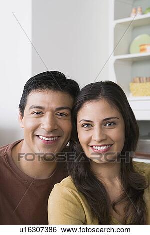 Portrait of happy couple View Large Photo Image Stock Photograph - Portrait of happy couple. Fotosearch