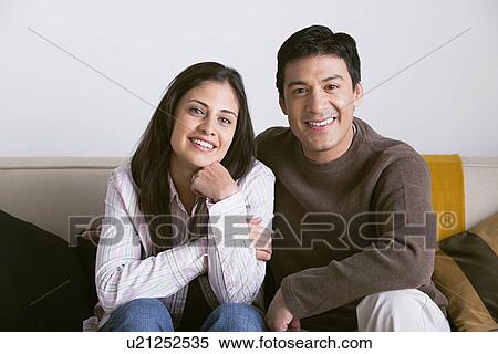 Portrait of happy couple View Large Photo Image Stock Photography - Portrait of happy couple. Fotosearch