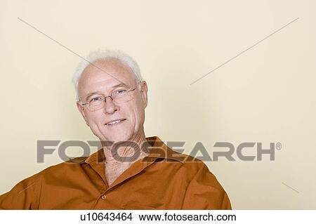 Portrait of happy senior man View Large Photo Image Picture - Portrait of happy senior man. Fotosearch