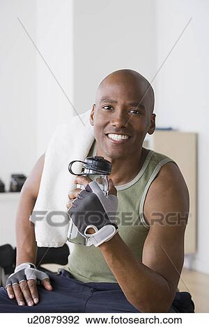 Portrait of male athlete View Large Photo Image Stock Image - Portrait of male athlete. Fotosearch