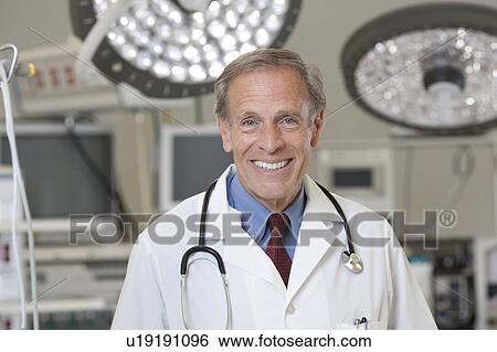 Stock Photograph - Portrait of male doctor. Fotosearch
