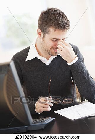 Picture - Portrait of man in office. Fotosearch