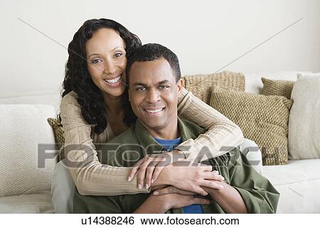 Portrait of mature couple at home View Large Photo Image Stock Photograph - Portrait of mature couple at home. Fotosearch
