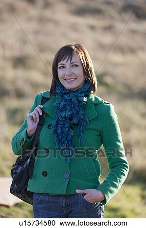 Portrait of mature woman View Large Photo Image Stock Image - Portrait of mature woman. Fotosearch
