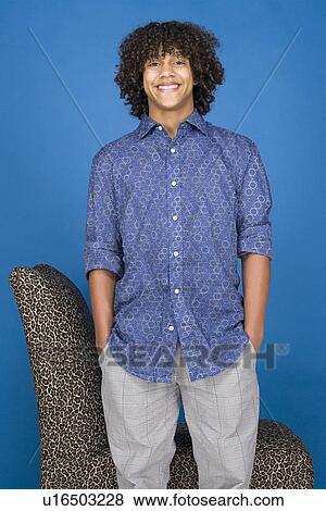 Portrait of teenage boy (14-15) View Large Photo Image Stock Photo - Portrait of teenage boy (14-15). Fotosearch