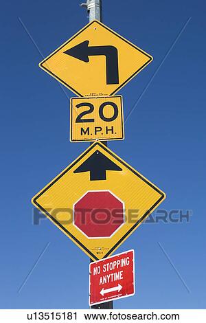 Stock Image - Road Signs. Fotosearch